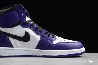 JORDAN HIGH PURPLE 555088-500 COURT AIR 1 0523